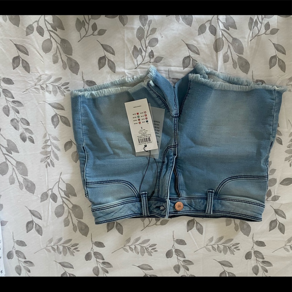 Denim shorts